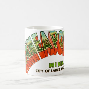 Vintage Minneapolis Postcard Coffee Mug