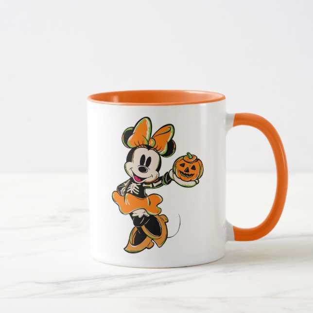 Vintage Minnie Mouse Skeleton Costume Mug (Right)