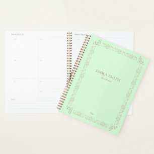 Vintage Mint Planner Plans & Notes