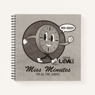 Vintage Miss Minutes Graphic Notebook