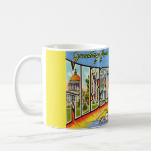 Vintage Mississippi Greetings Coffee Mug