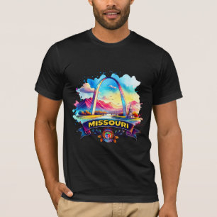 Vintage Missouri Map T-Shirts – Retro us state