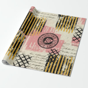 Vintage Mixed-Media Collage - Distressed Paper (1)