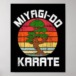 Vintage Miyagi-do Karate Bonsai Tree Poster