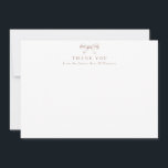 Vintage Mocha Bow Future Mrs Bridal Shower Thank You Card<br><div class="desc">Vintage Coquette Bow Future Mrs Bridal Shower Thank You Card in mocha brown. Also makes a great engagement gift.</div>