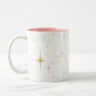 Vintage Mod Two-Tone Coffee Mug
