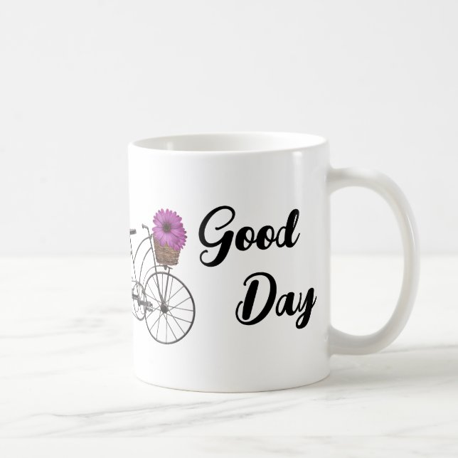 Vintage model Good day  Coffee Mug (Right)