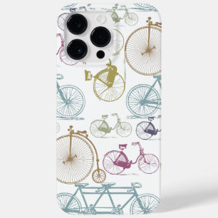 Vintage Modern Bicycle Bright Colour Neon Pattern Case-Mate iPhone 14 Pro Max Case