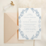 Vintage Modern Elegance Floral Wedding Invitation<br><div class="desc">Vintage Modern Elegance Floral Wedding Invitation

See matching collection in our Niche and Nest Store</div>
