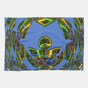 Vintage modern Motif Kitchen Towel