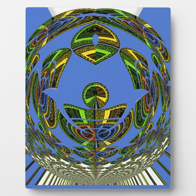 Vintage modern Motif Plaque (Front)
