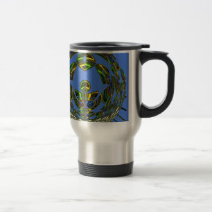Vintage modern Motif Travel Mug
