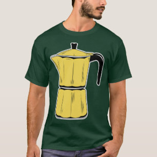 Vintage Moka Pot Pattern Set T T-Shirt