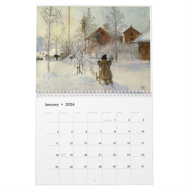 VINTAGE MOMENTS CALENDAR (Jan 2026)