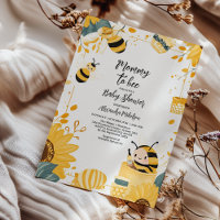 Vintage Mommy to Bee Wildflowers Baby Shower