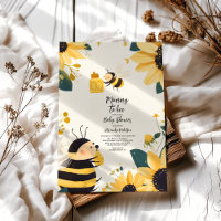 Vintage Mommy to Bee Yellow Floral Baby Shower