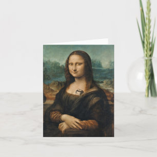 Vintage "Mona Lisa" Card