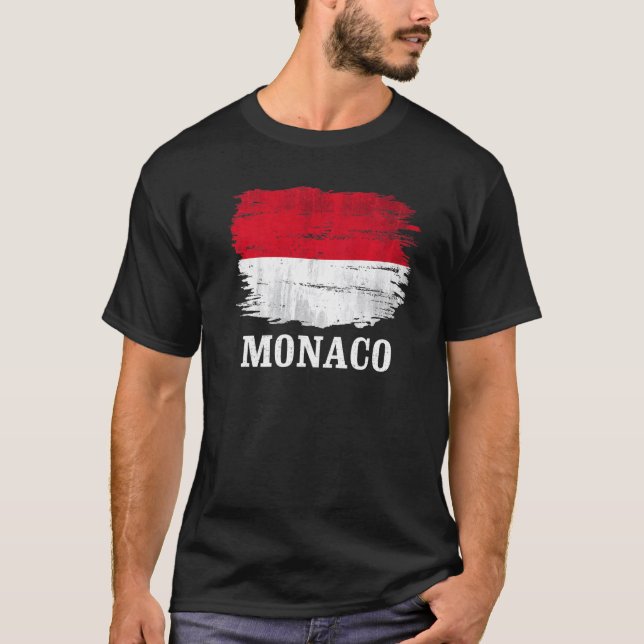 Vintage Monaco Flag T-Shirt (Front)