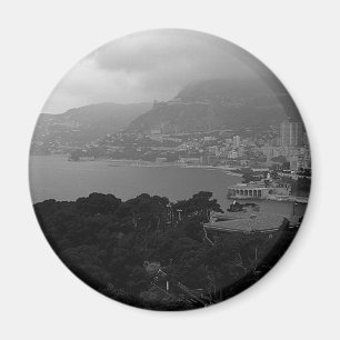 Vintage Monaco Monte-Carlo coast view Watch Magnet