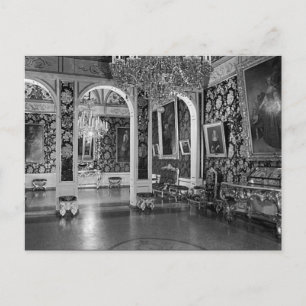 Vintage Monaco Palace Prince Blue Room Postcard