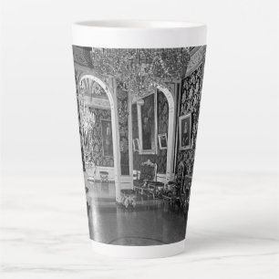 Vintage Monaco Palace Prince Blue Room Throw Pillo Latte Mug