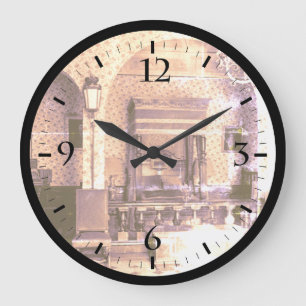 Vintage Monaco Palace Prince Louis XIII Large Clock