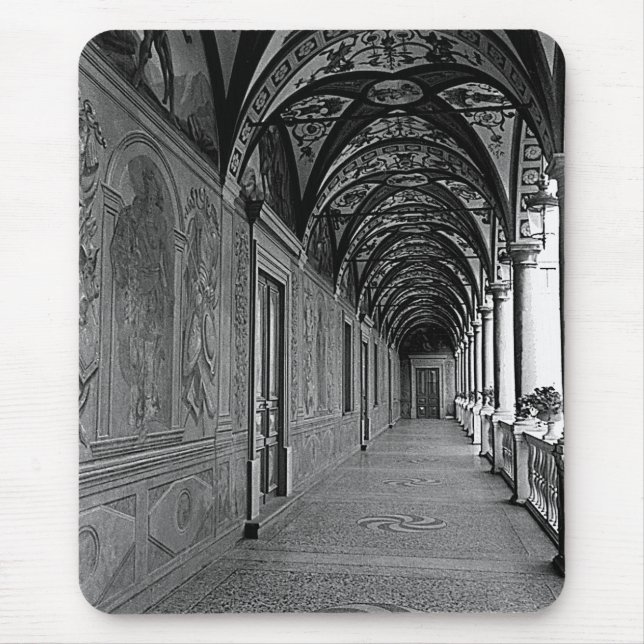 Vintage Monaco Prince's palace Hercule Gallery Mouse Pad (Front)
