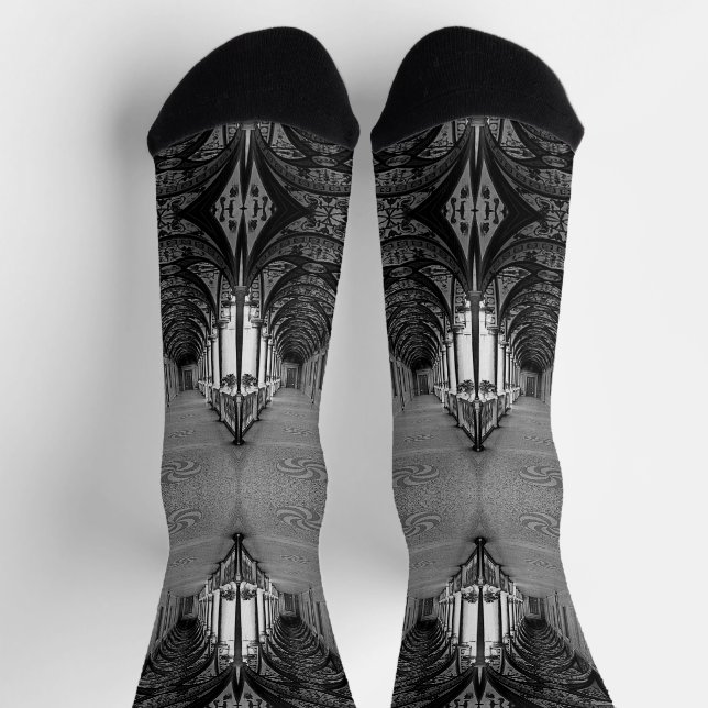 Vintage Monaco Prince's palace Hercule Gallery Socks (Top)