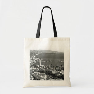 Vintage Monaco Principality Monte Carlo port 1970 Tote Bag