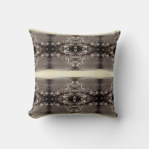Vintage Monaco Principality Monte Carlo port Throw Pillow