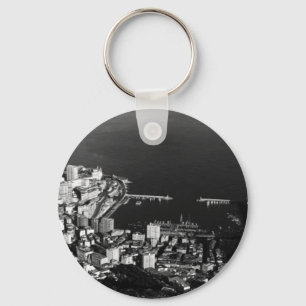 Vintage Monaco Principality port overview Keychain