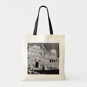 Vintage Monaco Principality princely palace 1970 Tote Bag