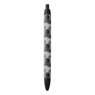 Vintage Monaco Principality princely palace Black Ink Pen