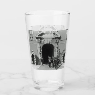 Vintage Monaco Principality princely palace Glass