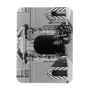 Vintage Monaco Principality princely palace Magnet