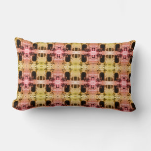 Vintage Monaco Principality princely palace Throw Lumbar Pillow