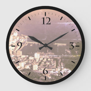 Vintage Monaco Principality Report overview Watch Large Clock