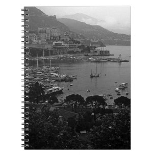 Vintage Monaco Principality The port Notebook