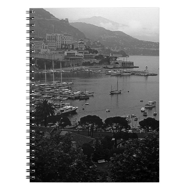 Vintage Monaco Principality The port Notebook (Front)
