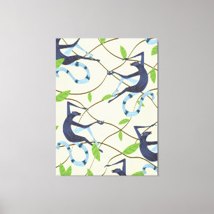 Vintage Monkeys Canvas Print