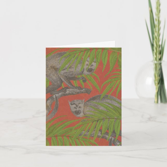 Vintage Monkeys Card (Front)