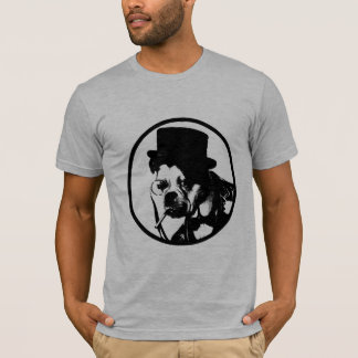 Vintage Monocle Dog T-Shirt