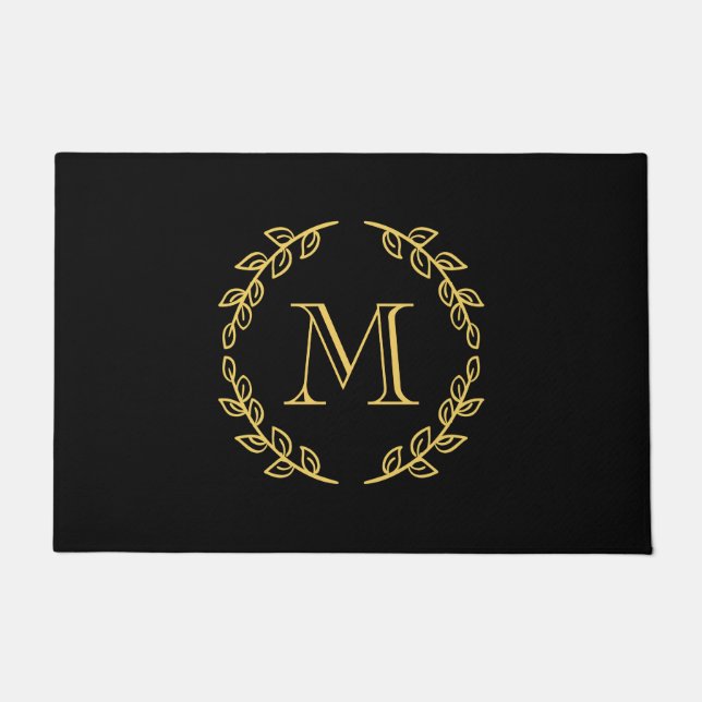 Vintage Monogram Doormat (Front)