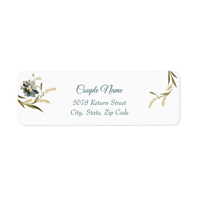 Vintage Monogram Floral Vine (Front)