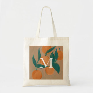 Vintage Monogram Fruit Vintage Budget Tote Bag