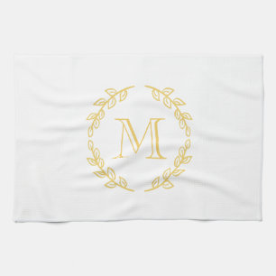 Vintage Monogram Kitchen Towel