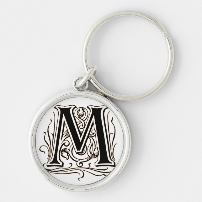 Vintage Monogram 'M' Keychain (Front)