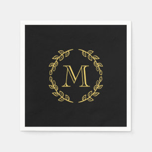 Vintage Monogram Napkin