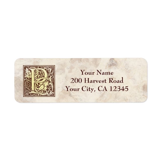 Vintage Monogram P (Front)