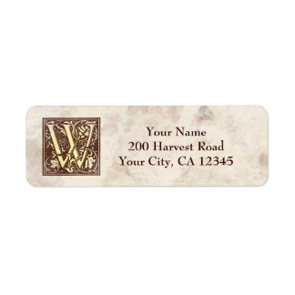 Vintage Monogram W